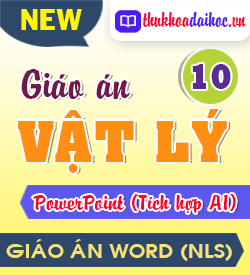 Giáo án Vật lý 10